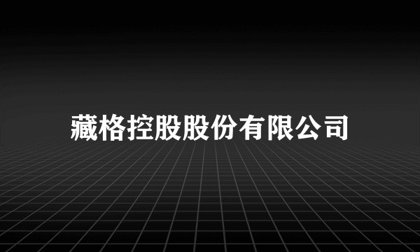 藏格控股股份有限公司