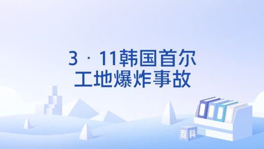 3·11韩国首尔工地爆炸事故