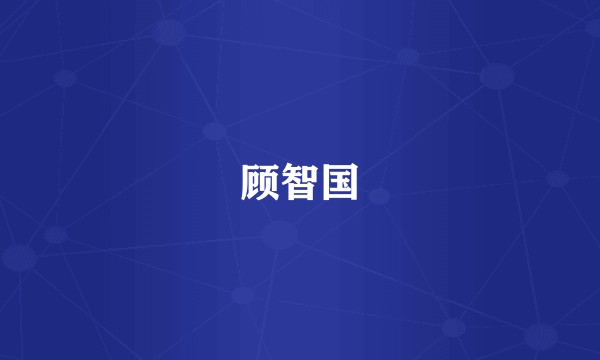 顾智国