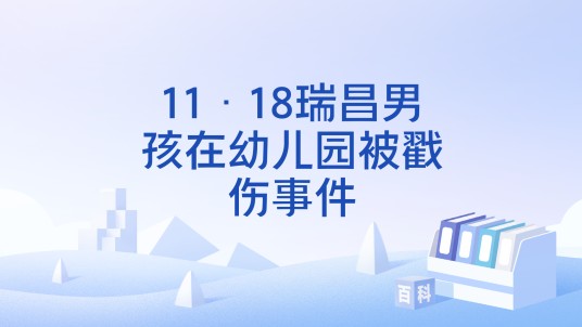 11·18瑞昌男孩在幼儿园被戳伤事件
