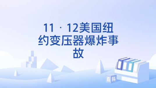 11·12美国纽约变压器爆炸事故