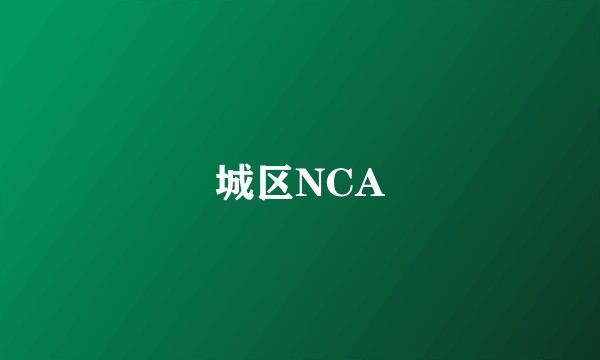 城区NCA