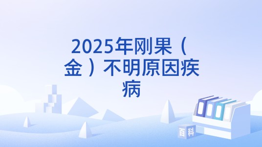 2025年刚果(金)不明原因疾病