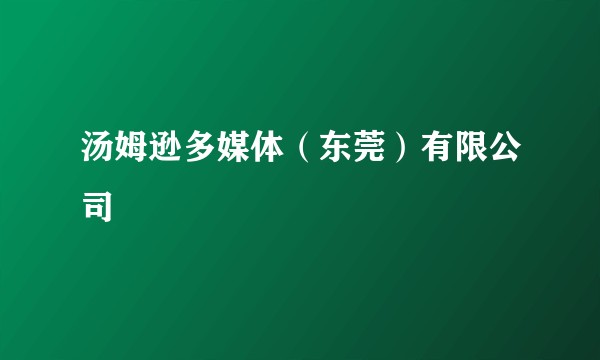 汤姆逊多媒体（东莞）有限公司