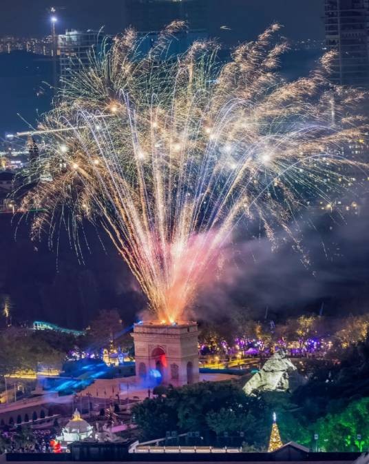 2025深圳世界之窗春节烟花大秀