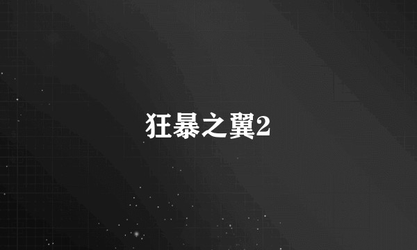 狂暴之翼2
