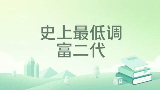 史上最低调富二代