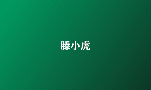 滕小虎