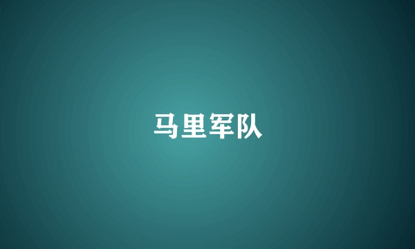马里军队