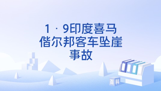 1·9印度喜马偕尔邦客车坠崖事故