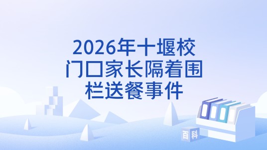 2026年十堰校门口家长隔着围栏送餐事件