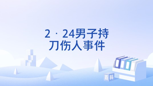2·24男子持刀伤人事件