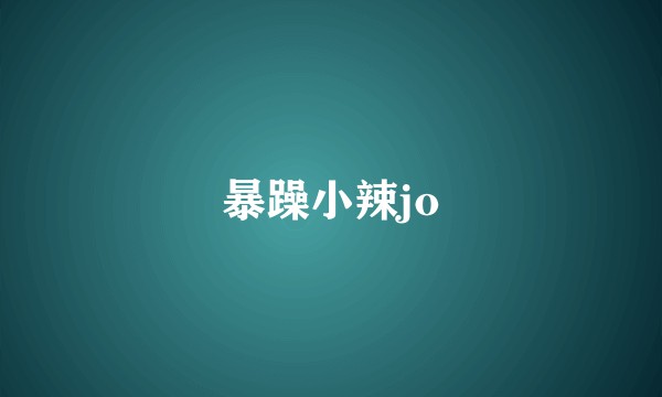 暴躁小辣jo