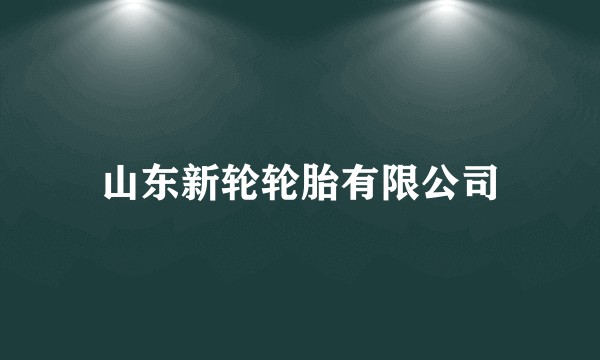山东新轮轮胎有限公司