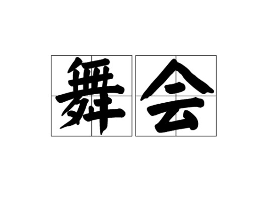 舞会（西方一种正式的跳舞的集会）
