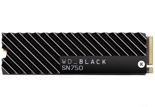 西部数据WD_BLACK SN750 NVME SSD带散热片(1TB)