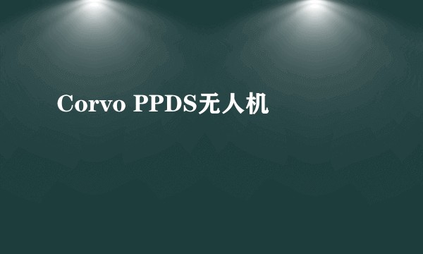 Corvo PPDS无人机