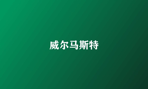 威尔马斯特