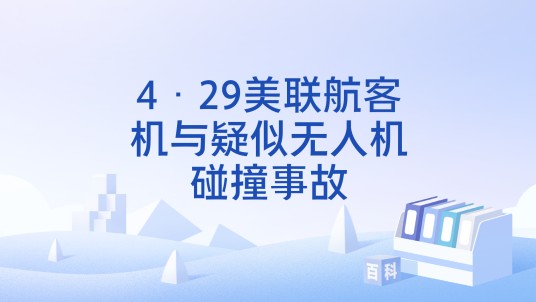 4·29美联航客机与疑似无人机碰撞事故
