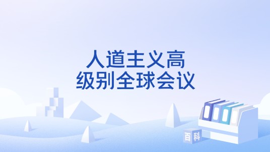 人道主义高级别全球会议