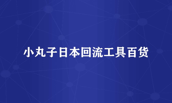 小丸子日本回流工具百货