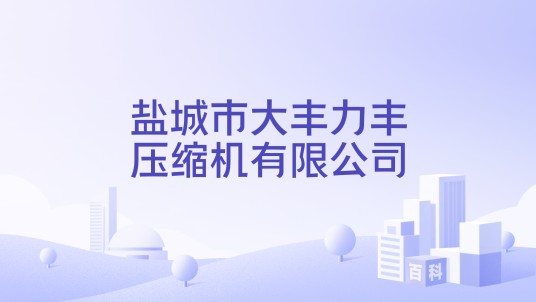盐城市大丰力丰压缩机有限公司