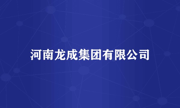 河南龙成集团有限公司