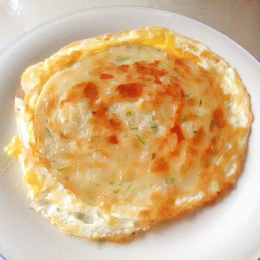 鸡蛋葱油饼