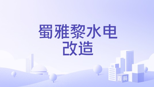 蜀雅黎水电改造