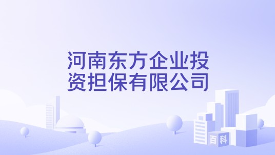 河南东方企业投资担保有限公司