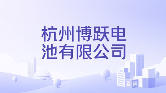 杭州博跃电池有限公司