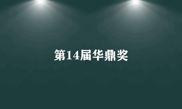 第14届华鼎奖