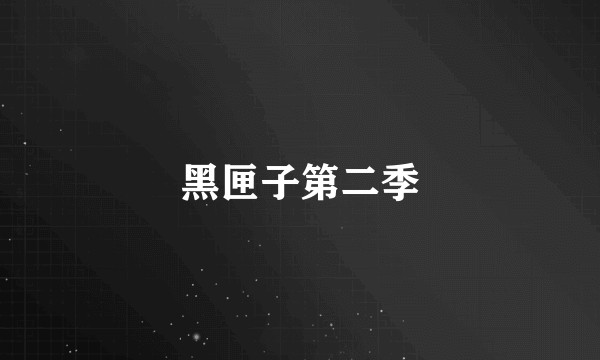 黑匣子第二季