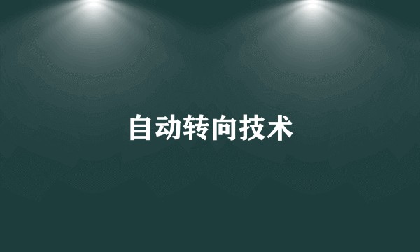 自动转向技术