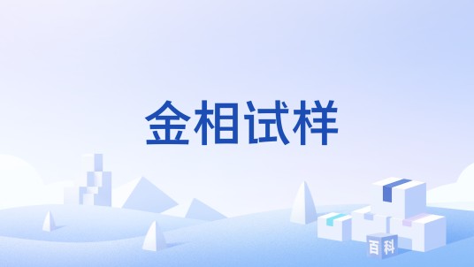 金相试样