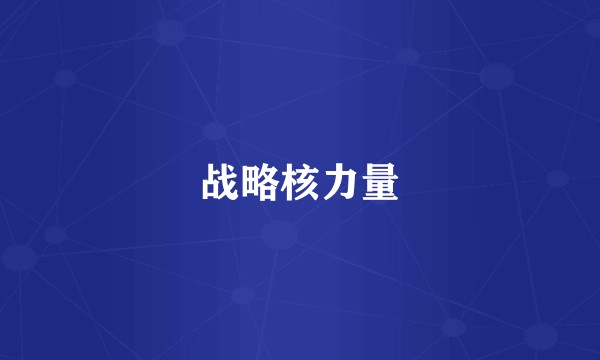 战略核力量