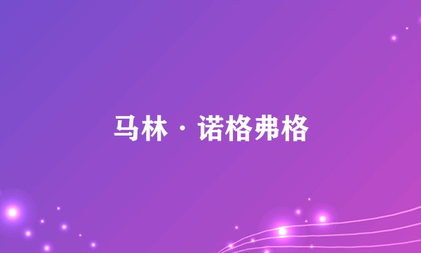 马林·诺格弗格