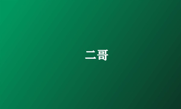 槑二哥