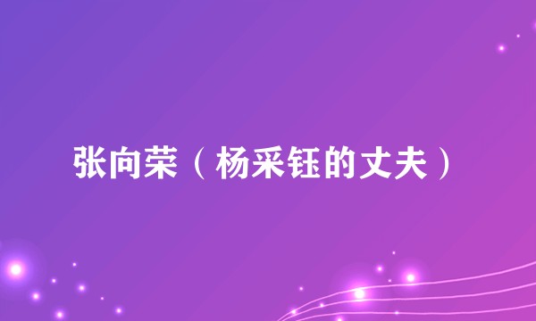 张向荣（杨采钰的丈夫）