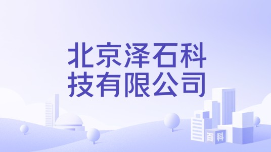北京泽石科技有限公司