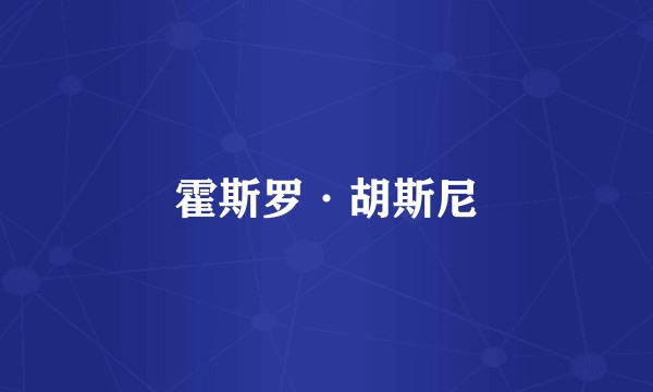 霍斯罗·胡斯尼