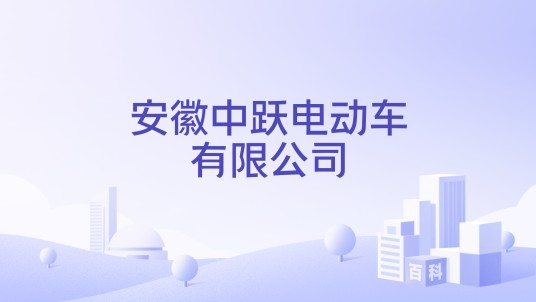 安徽中跃电动车有限公司