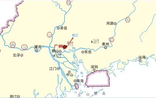 珠江广州河道