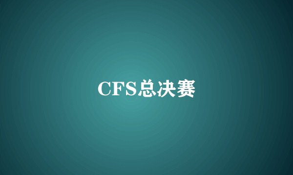 CFS总决赛