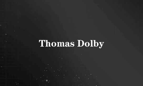 Thomas Dolby