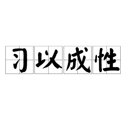 习以成性