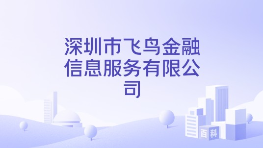 深圳市飞鸟金融信息服务有限公司