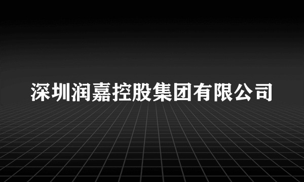 深圳润嘉控股集团有限公司