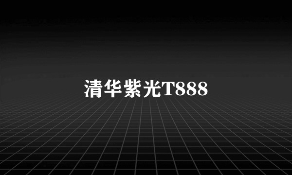 清华紫光T888