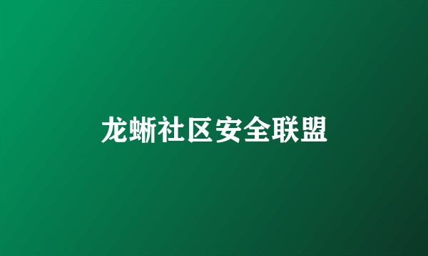 龙蜥社区安全联盟
